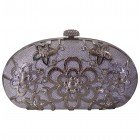 arpera silver studded evening clutch c11255-premium-clutch 